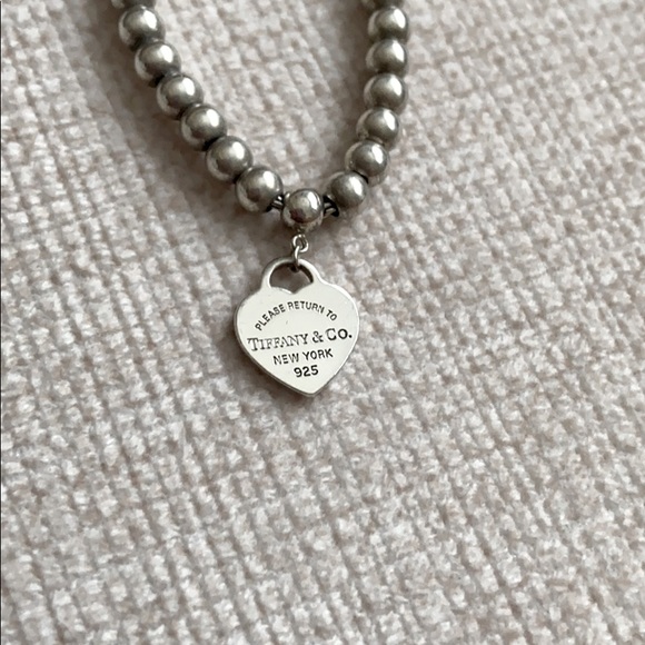 ** ⭐️SOLD⭐️** Tiffany & Co. Bead Heart Bracelet - Picture 4 of 7